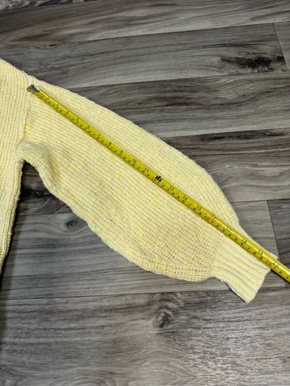 Aerie Hit the Spot Oversized Textured Mockneck Sweater in Soft Yellow Small
